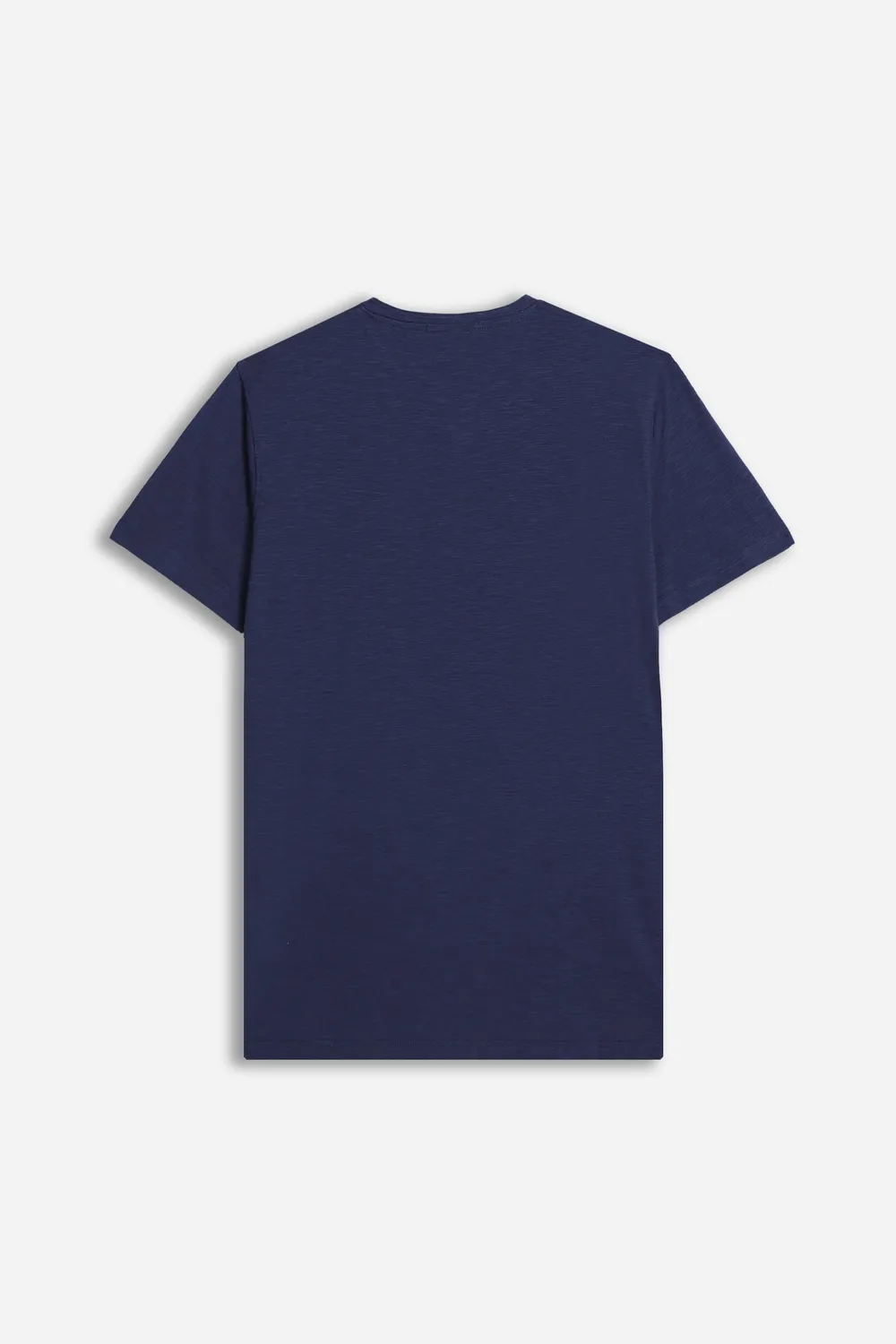 Sonny Bono T-Shirt Goccia Slub Indaco