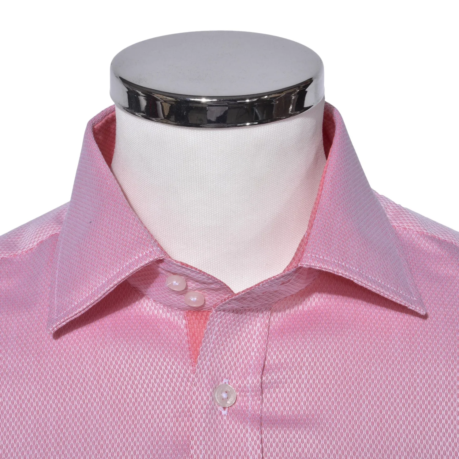 Alain Delon Extra Slim Fit camicia rosa 39 fantasia