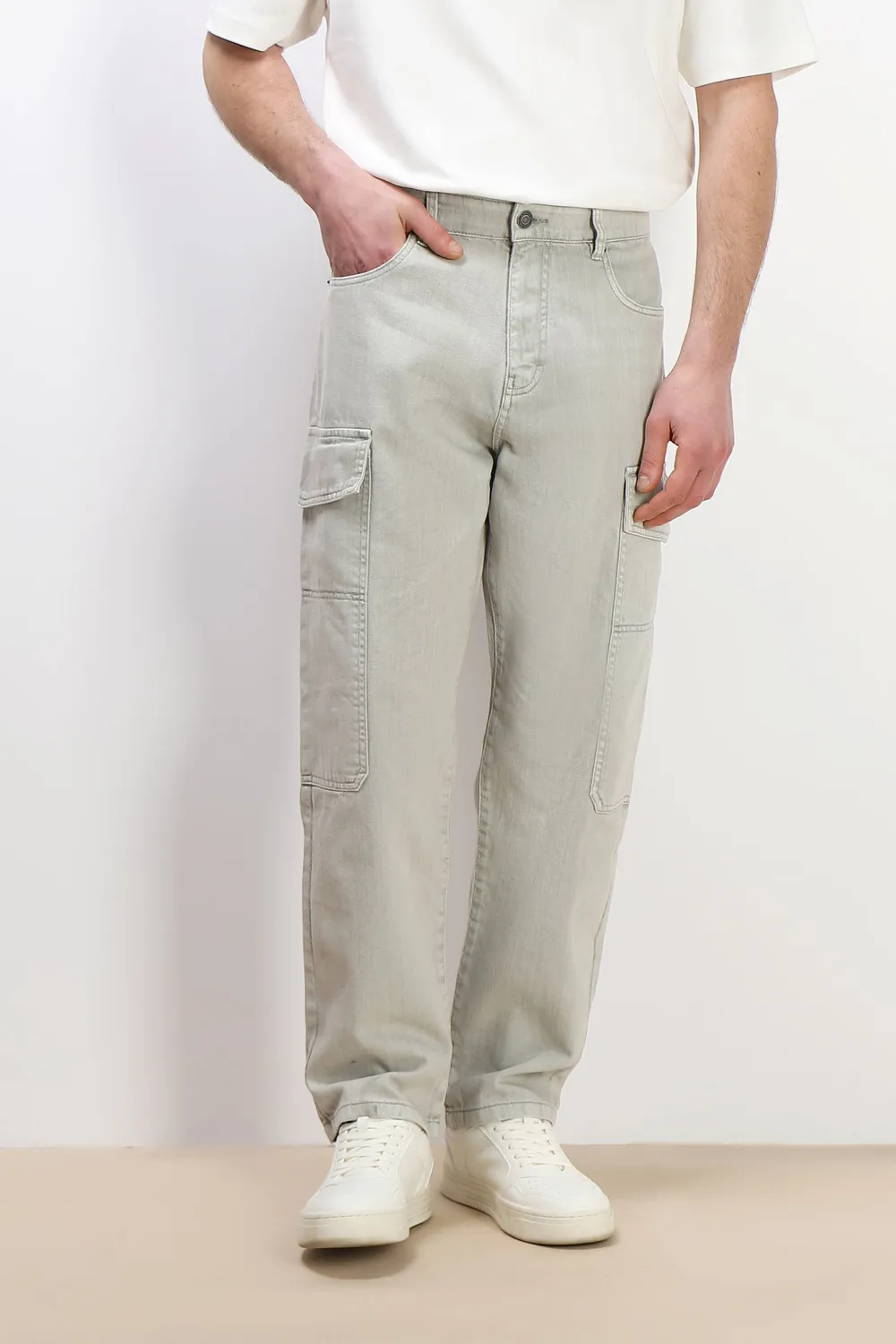 Sonny Bono Cargo Baggy jeans verde muschio