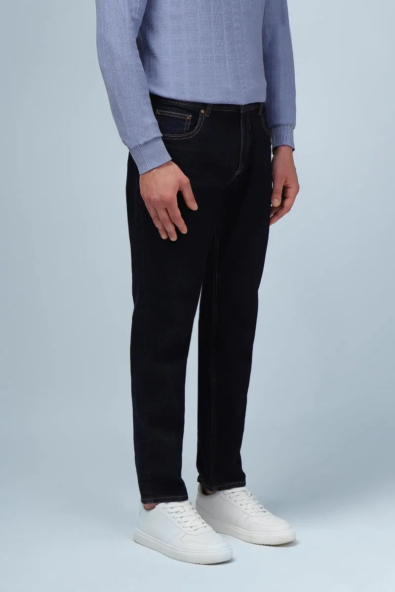 Sonny Bono Slim Cropped jeans bleu uomo