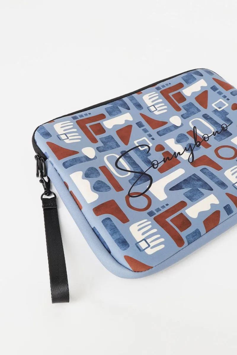 Sonny Bono Pochette Grande Stampa Polvere Scuba 32cm