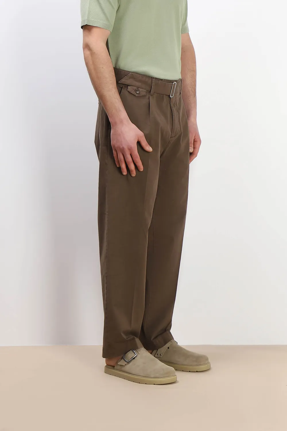 Sonny Bono Pantalone Chino Moro Doppia Pence
