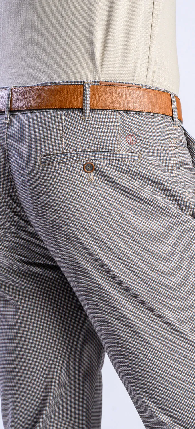 Alain Delon chinos pepito beige-marrone 33/32 slim fit