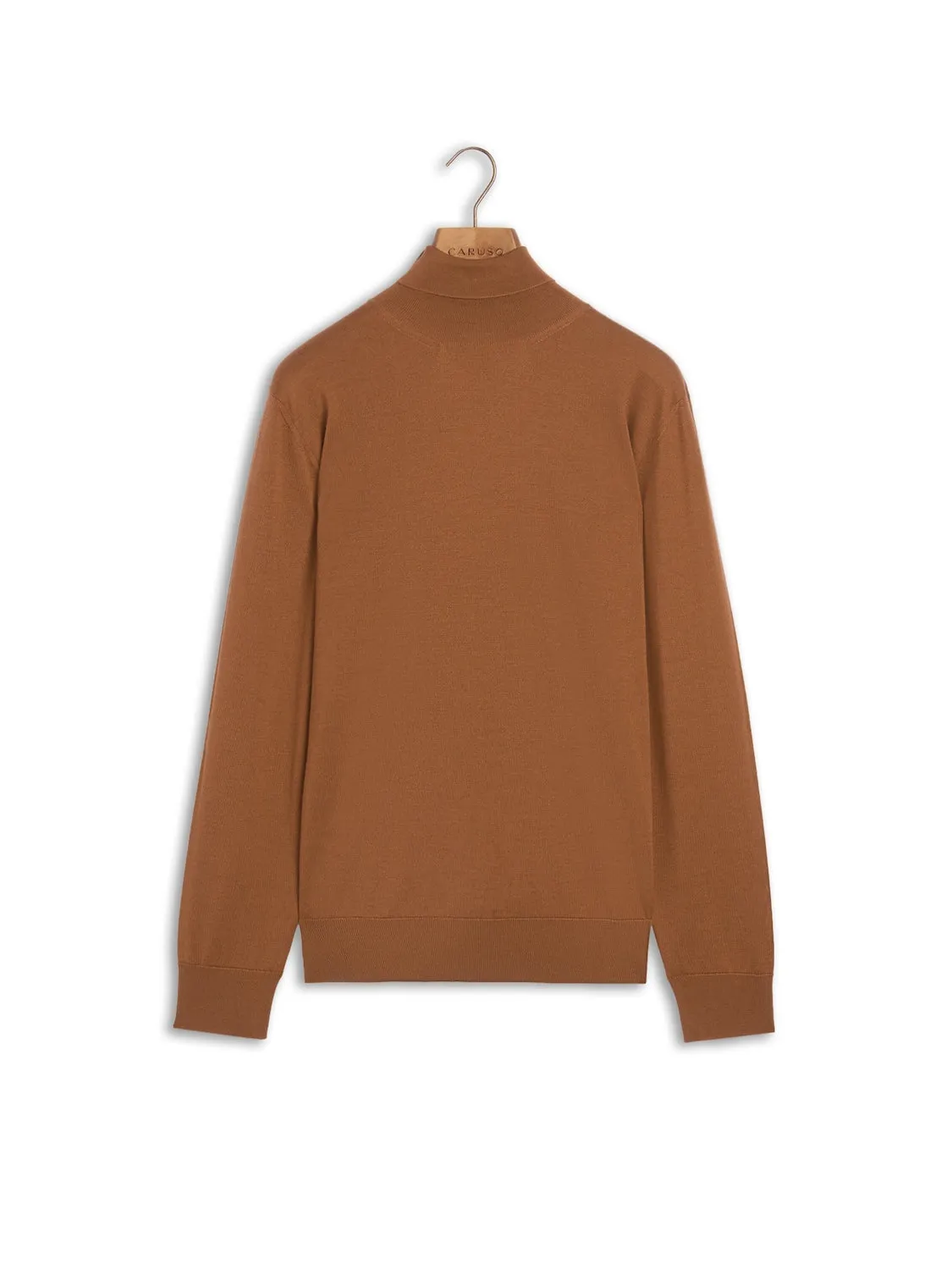 Caruso Dolcevita Uomo Lana Seta Cashmere Beige