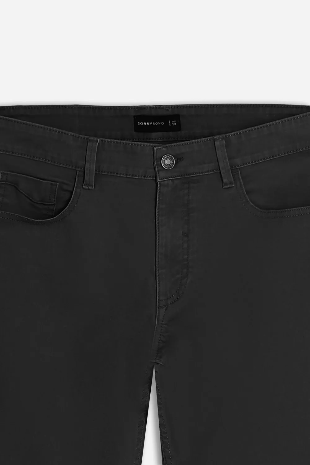 Sonny Bono 5 Tasche Basic pantalone nero gabardina