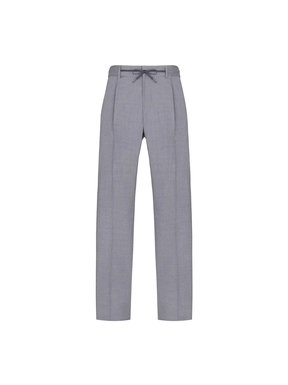 Paoloni Pantalone Jogging Fresco Lana Stretch Grigio