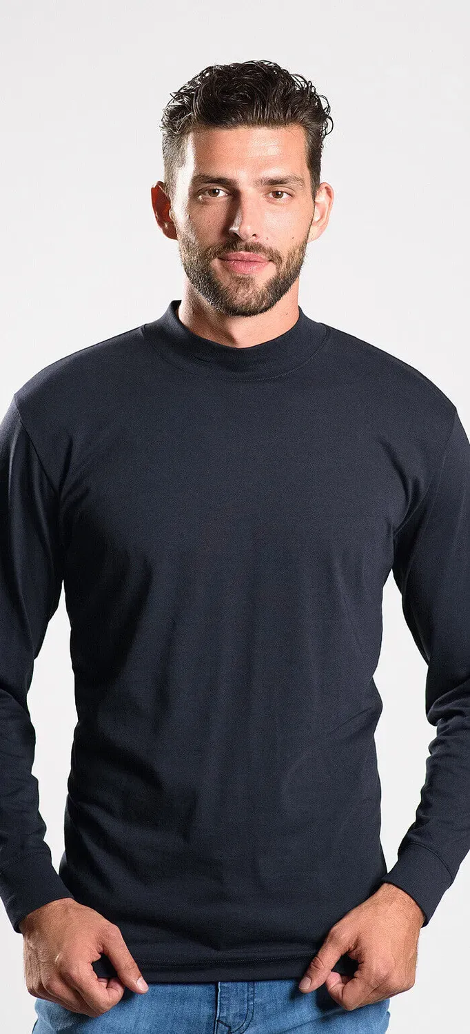 Alain Delon dolcevita blu navy in cotone elasticizzato XXXL