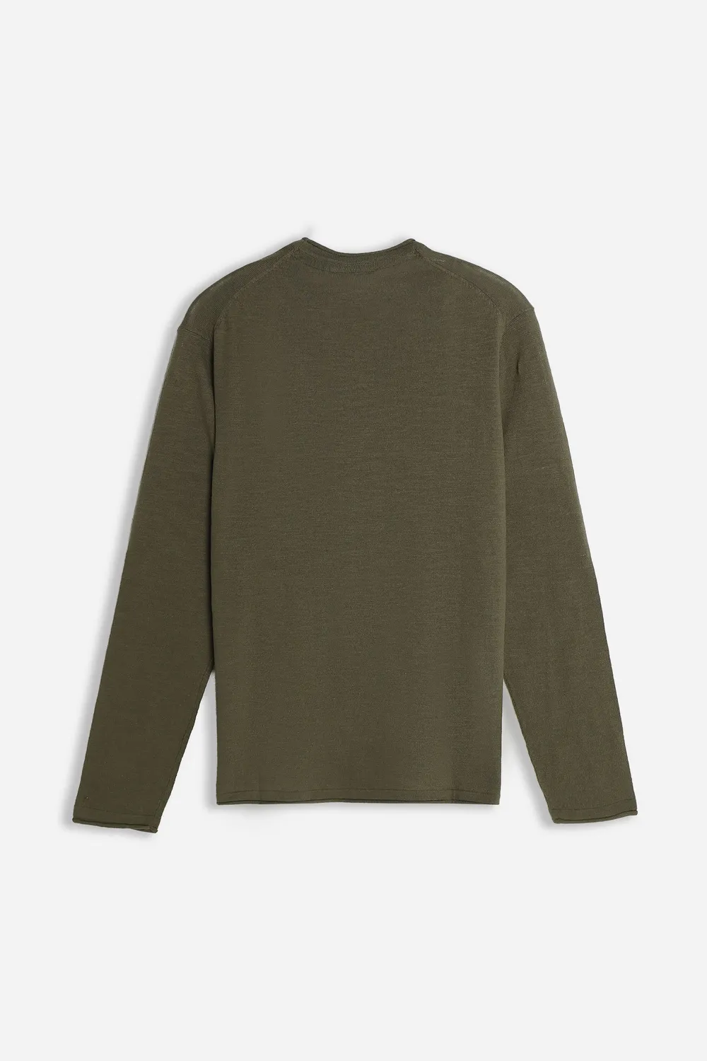 Sonny Bono Slub Taschino Maglia Verde Militare Cotone
