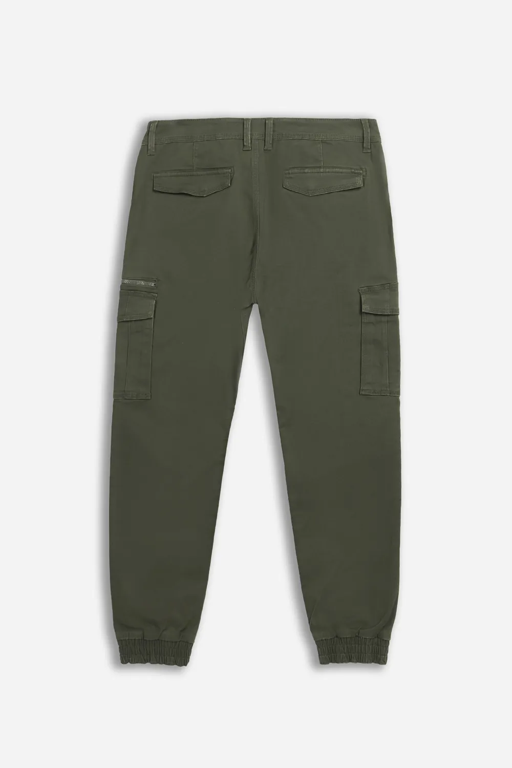 Sonny Bono Basic pantalone cargo verde militare cotone