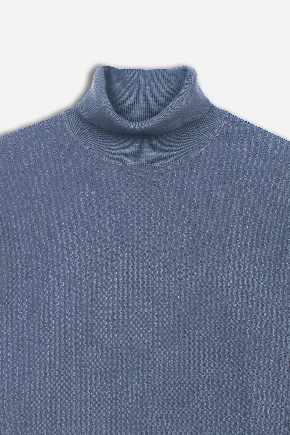 Sonny Bono Maglia Dolcevita Lavorata Avion Elasticizzata