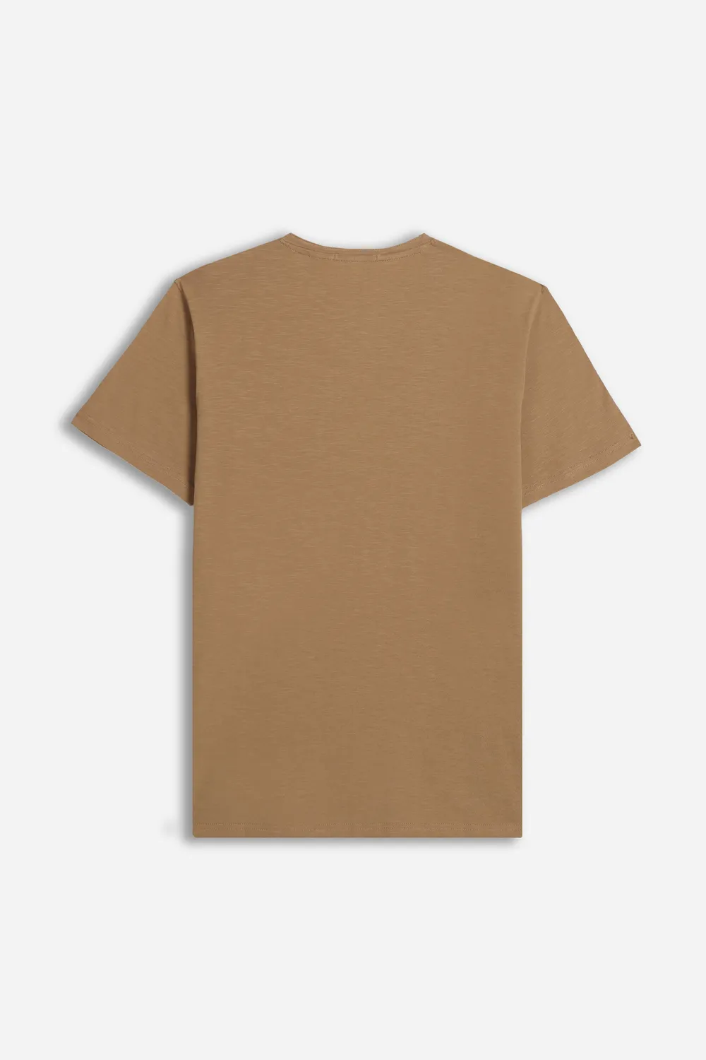 Sonny Bono t-shirt collo goccia slub biscotto fiammato