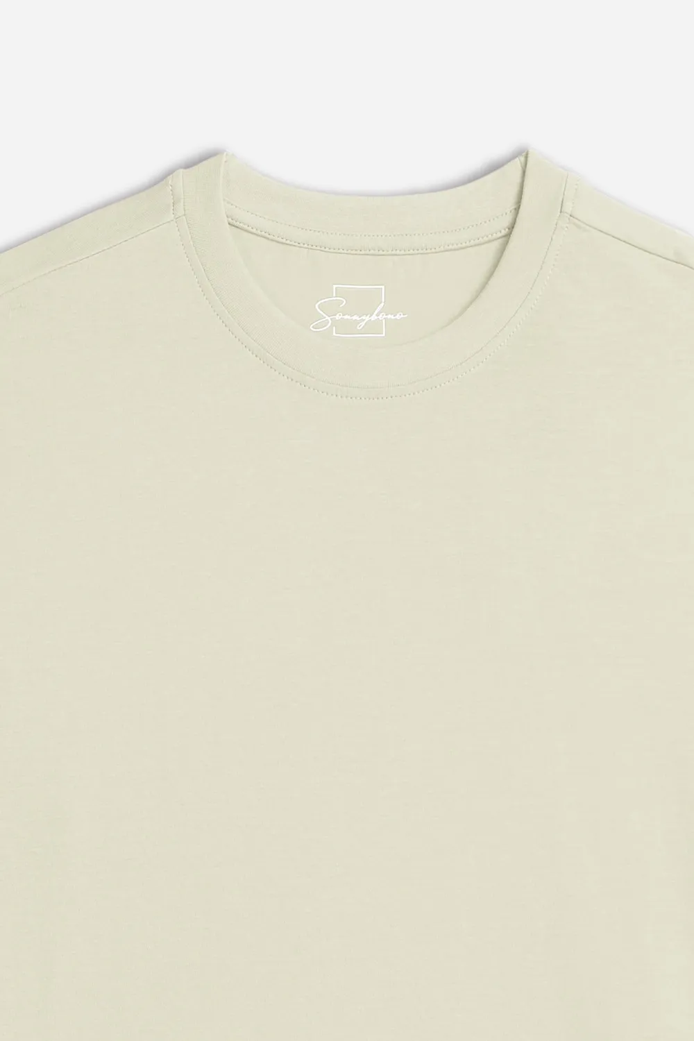 Sonny Bono Basic t-shirt girocollo beige chiaro