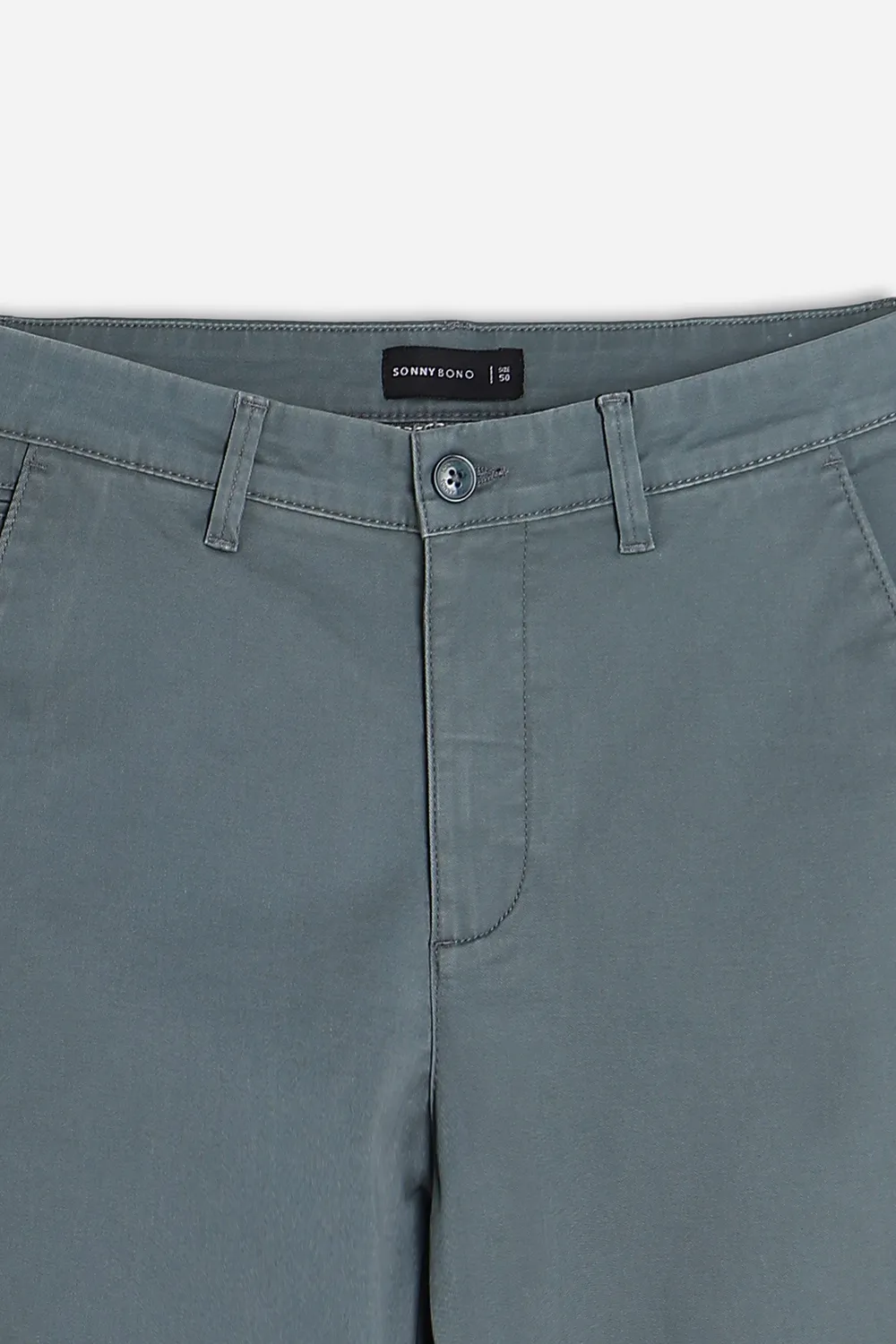 Sonny Bono pantalone chino basic verde bosco