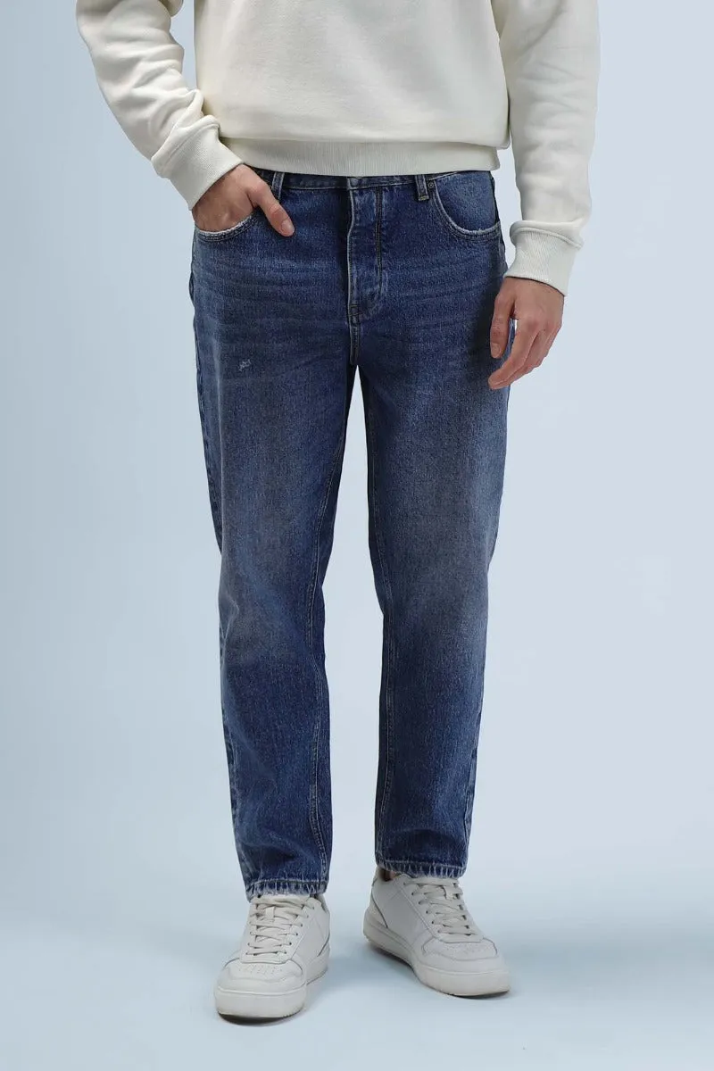 Sonny Bono Carrot Fit Jeans Bleu