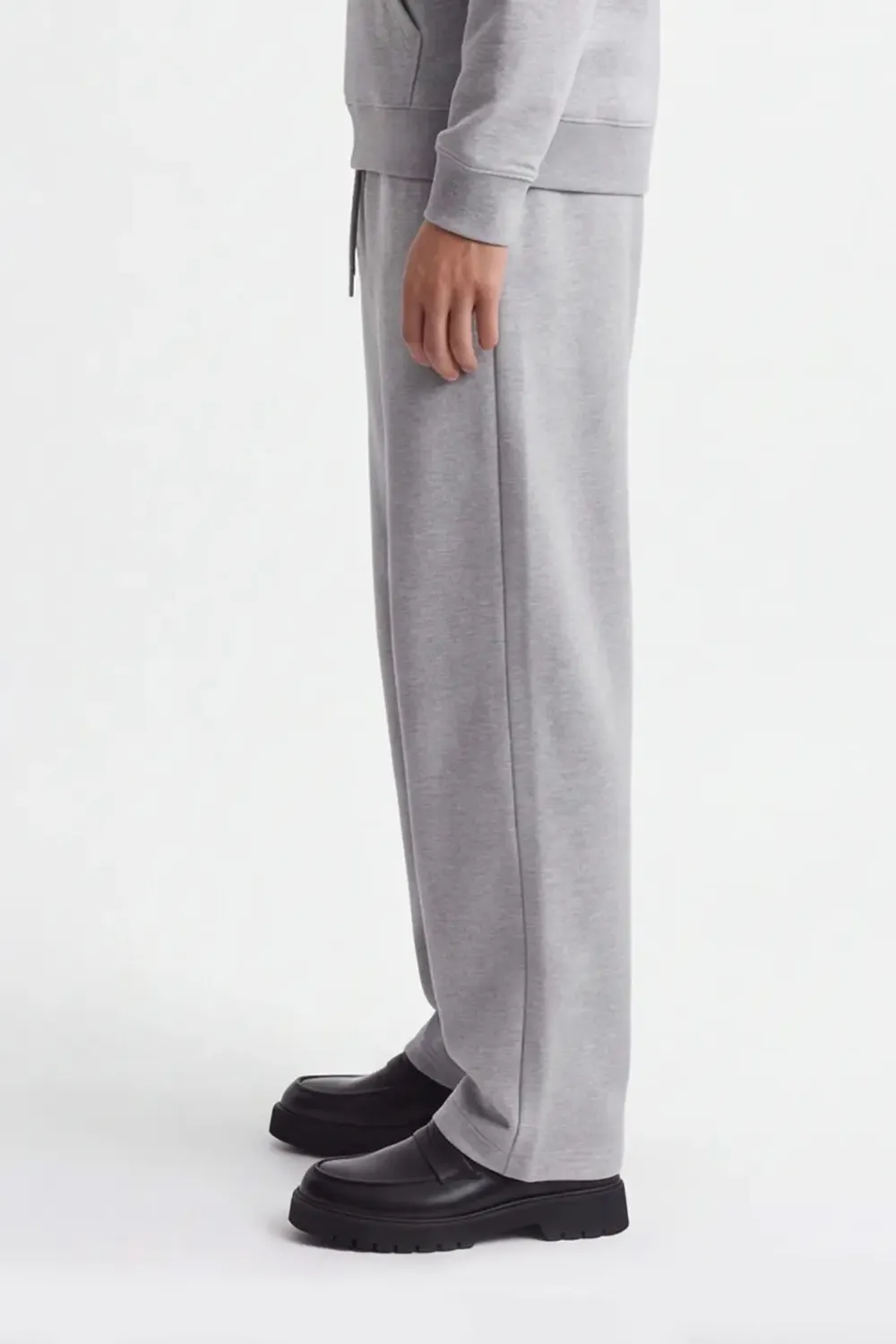 Sonny Bono OF 07013P4 jogger felpa grigio medio over fit