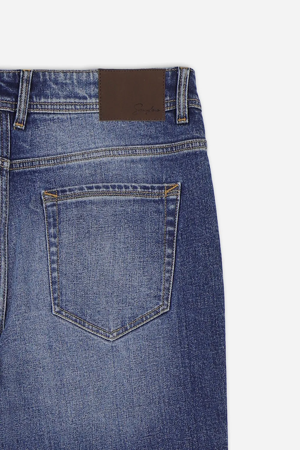 Sonny Bono Jeans Cropped Denim alla Caviglia
