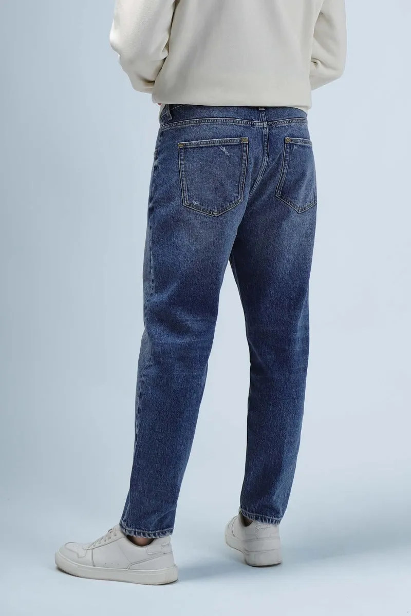 Sonny Bono Carrot Fit Jeans Bleu