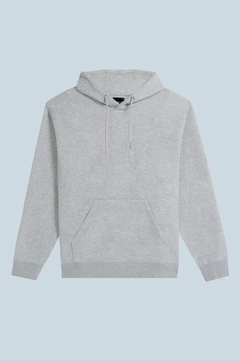 Sonny Bono felpa cappuccio comfort fit grigio chiaro