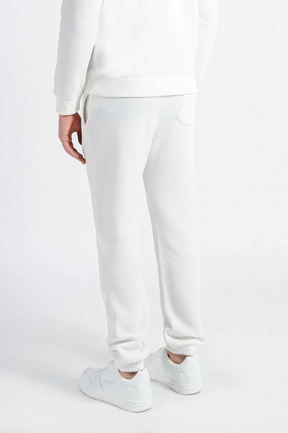 Sonny Bono pantalone jogger tuta panna felpa poliestere cotone