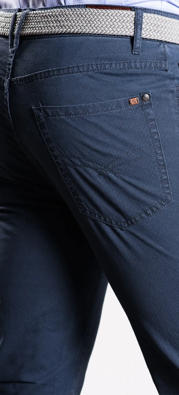 Alain Delon jeans grigio-blu slim cotone Setex