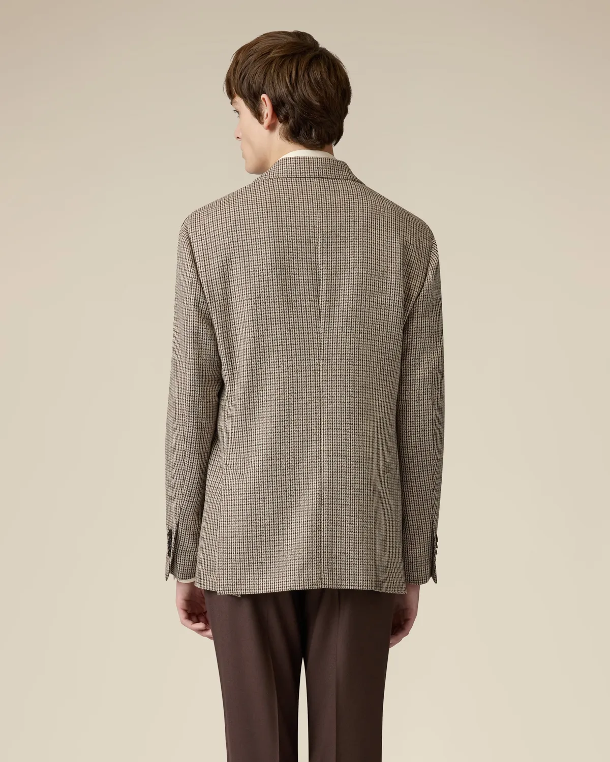 Lardini Iconic Giacca monopetto cashmere beige