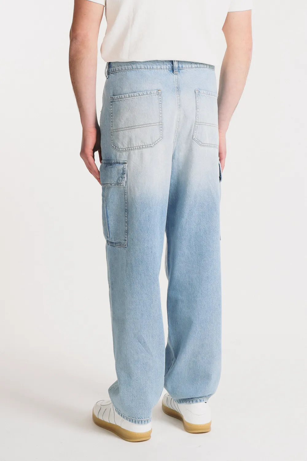 Sonny Bono Jeans Cargo Baggy celeste