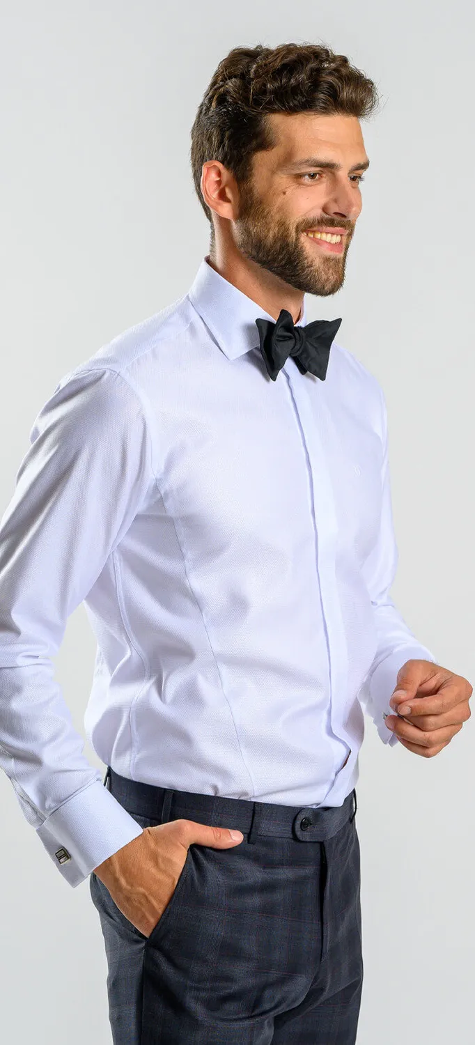 Alain Delon White Extra Slim camicia bianca cerimonia