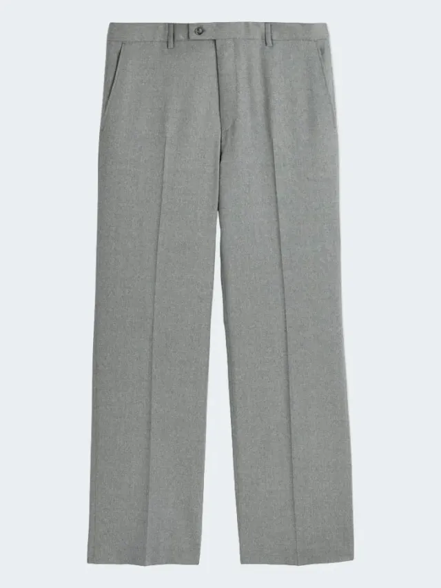 Sand Craig Retro 2614 pantalone flanella grigio perla
