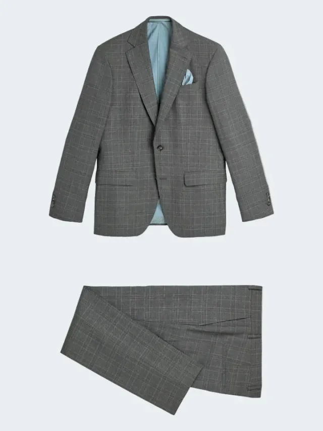 Sand Menswear 1952 Star abito lana Super 120 grigio