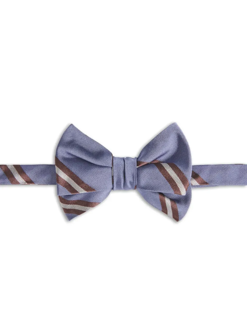 Caruso papillon seta regimental blu da annodare M