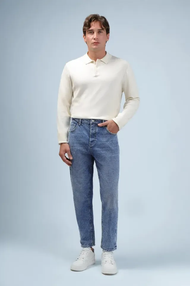Sonny Bono Jeans Carrot Fit Denim Uomo