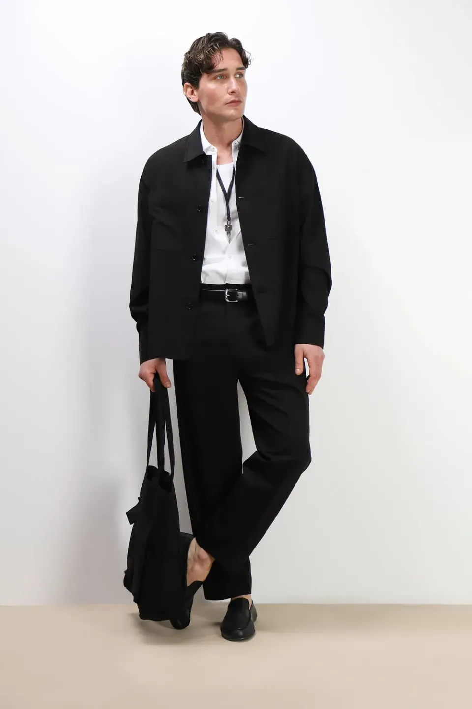 Sonny Bono Pantalone Jogger Morbido Nero Taglie 40-60