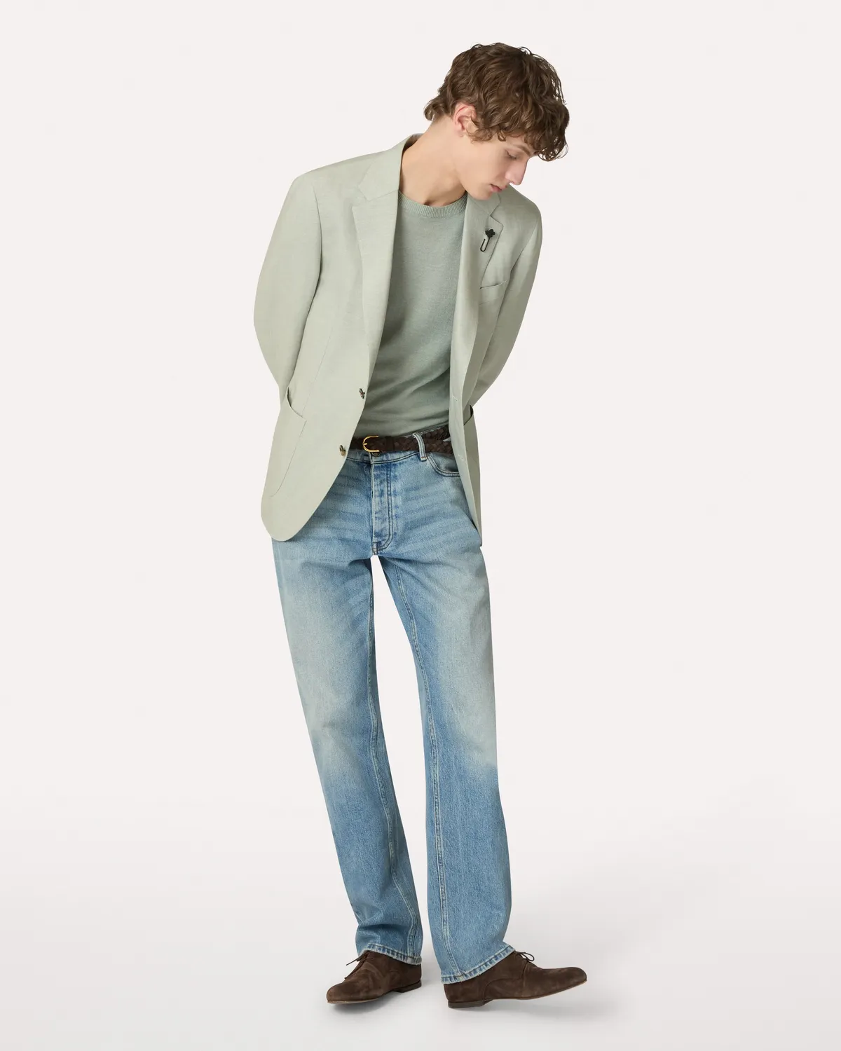 Lardini Jeans Blu Comfort Fit in Denim Stretch