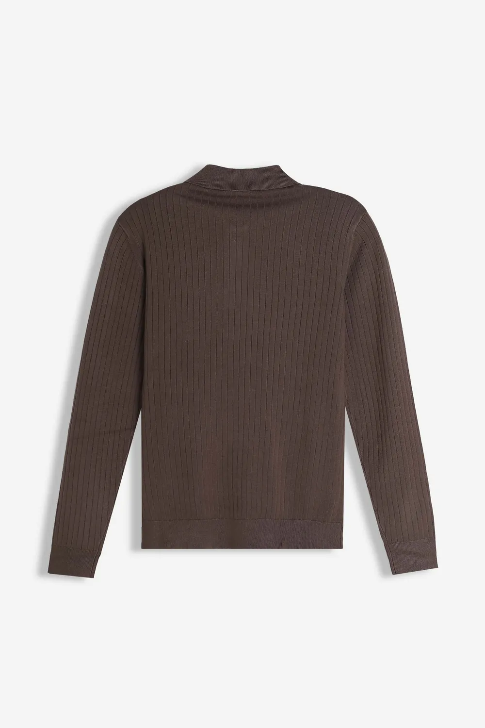 Sonny Bono Maglia Costina Polo Mezza Zip Tortora