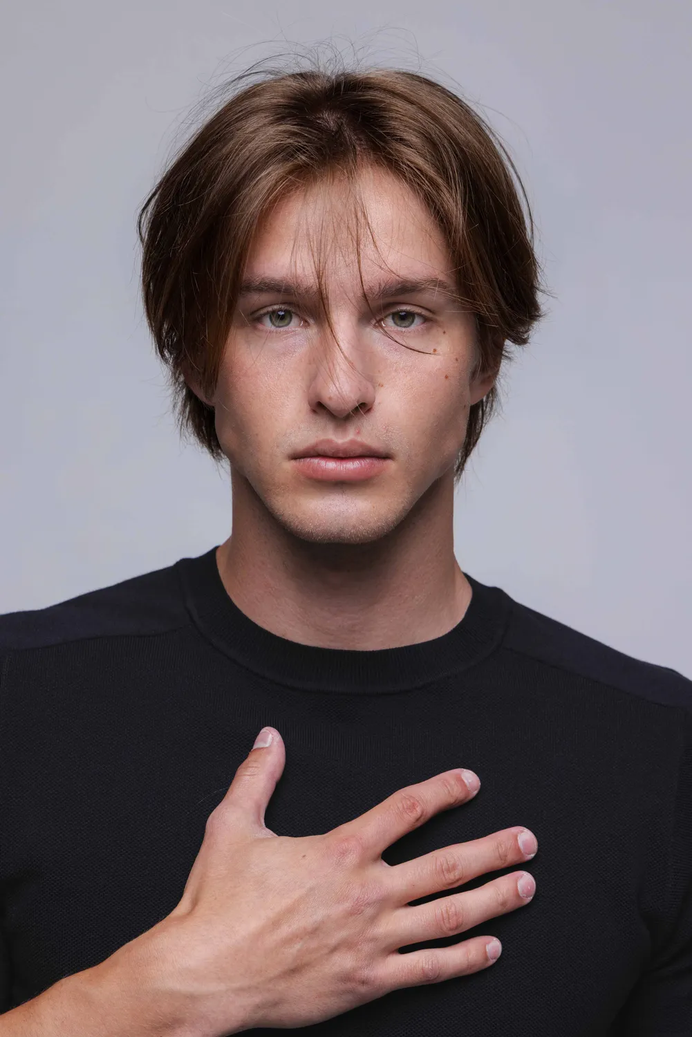 Alain Delon T-shirt Nera Cotone 100% Uomo