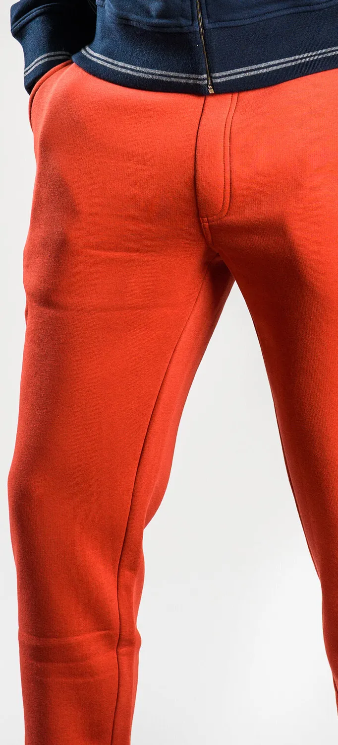 Alain Delon pantaloni tuta rossi cotone