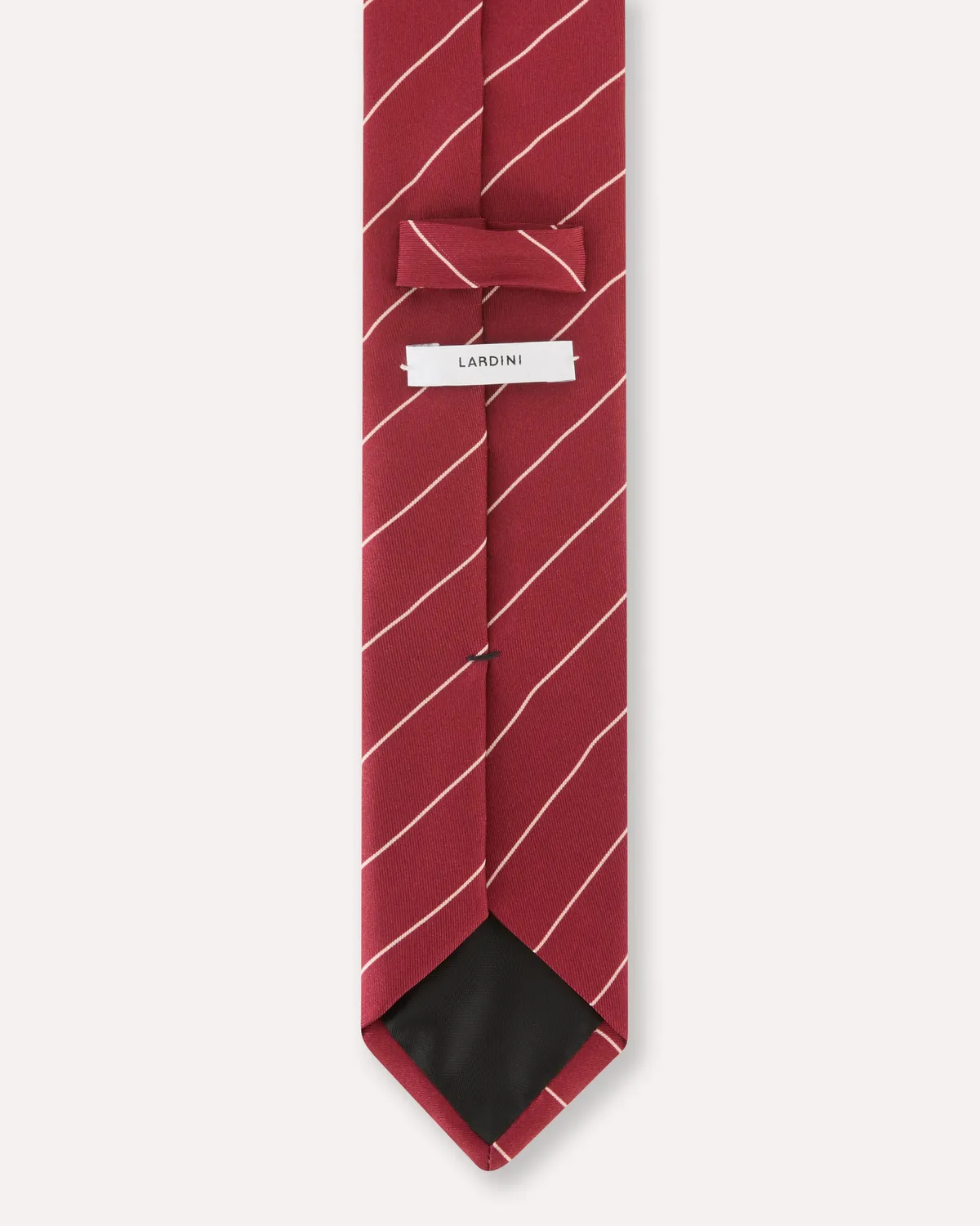 Lardini Cravatta seta jacquard bordeaux regimental