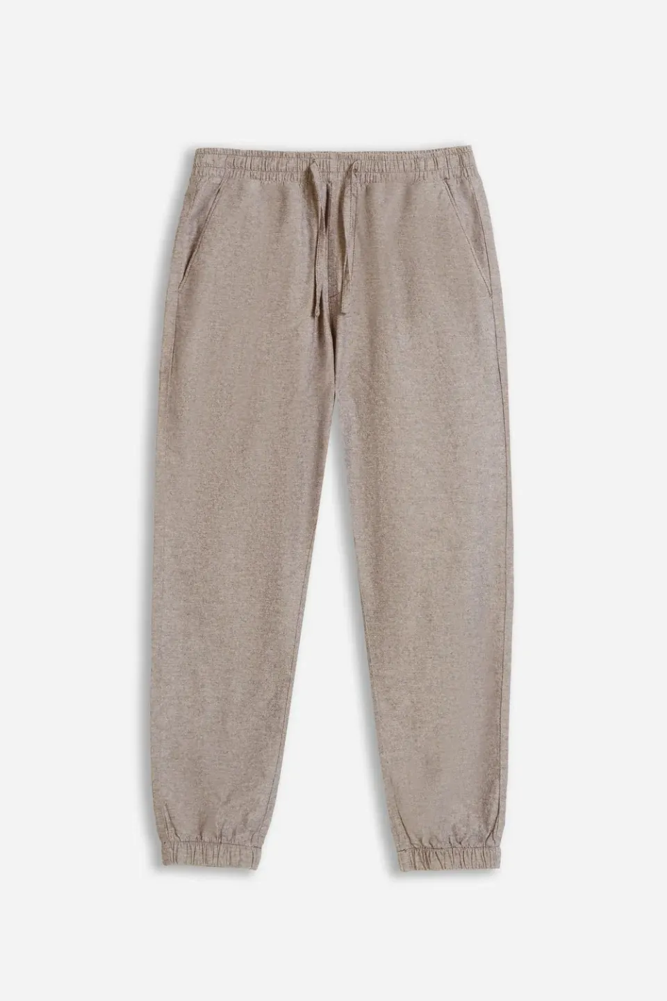 Sonny Bono Pantaloni Elastico Fango Cotone Lino
