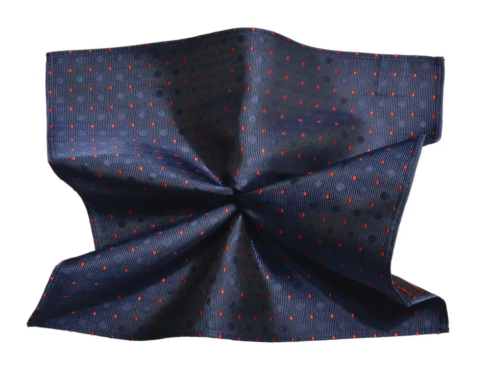 Alain Delon pochette seta fazzoletto taschino fatto a mano