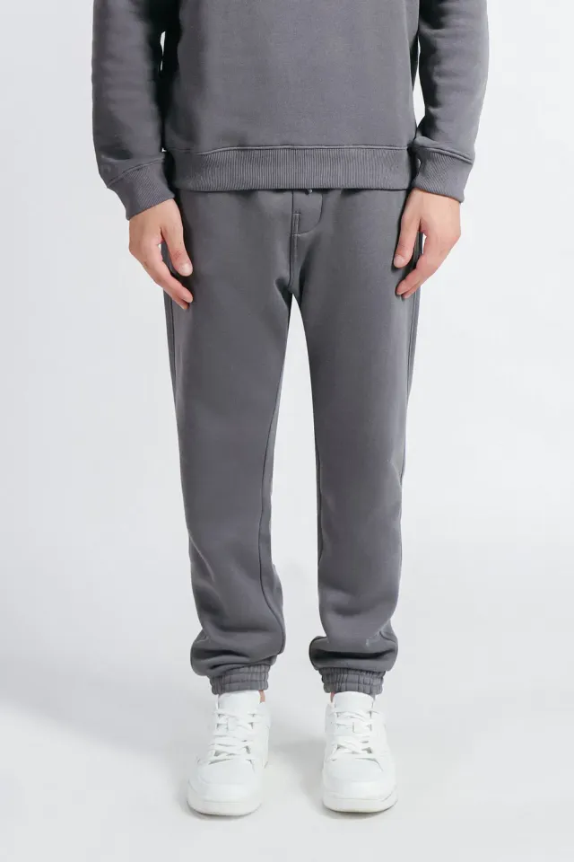 Sonny Bono pantalone jogger grigio scuro felpa