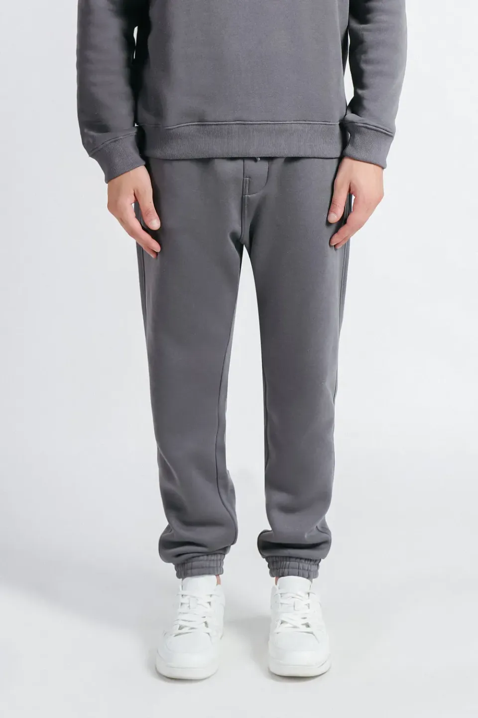 Sonny Bono pantalone jogger grigio scuro felpa