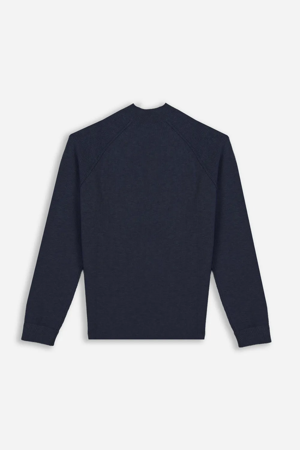 Sonny Bono Maglia Mezzo Collo Bleu a Costine