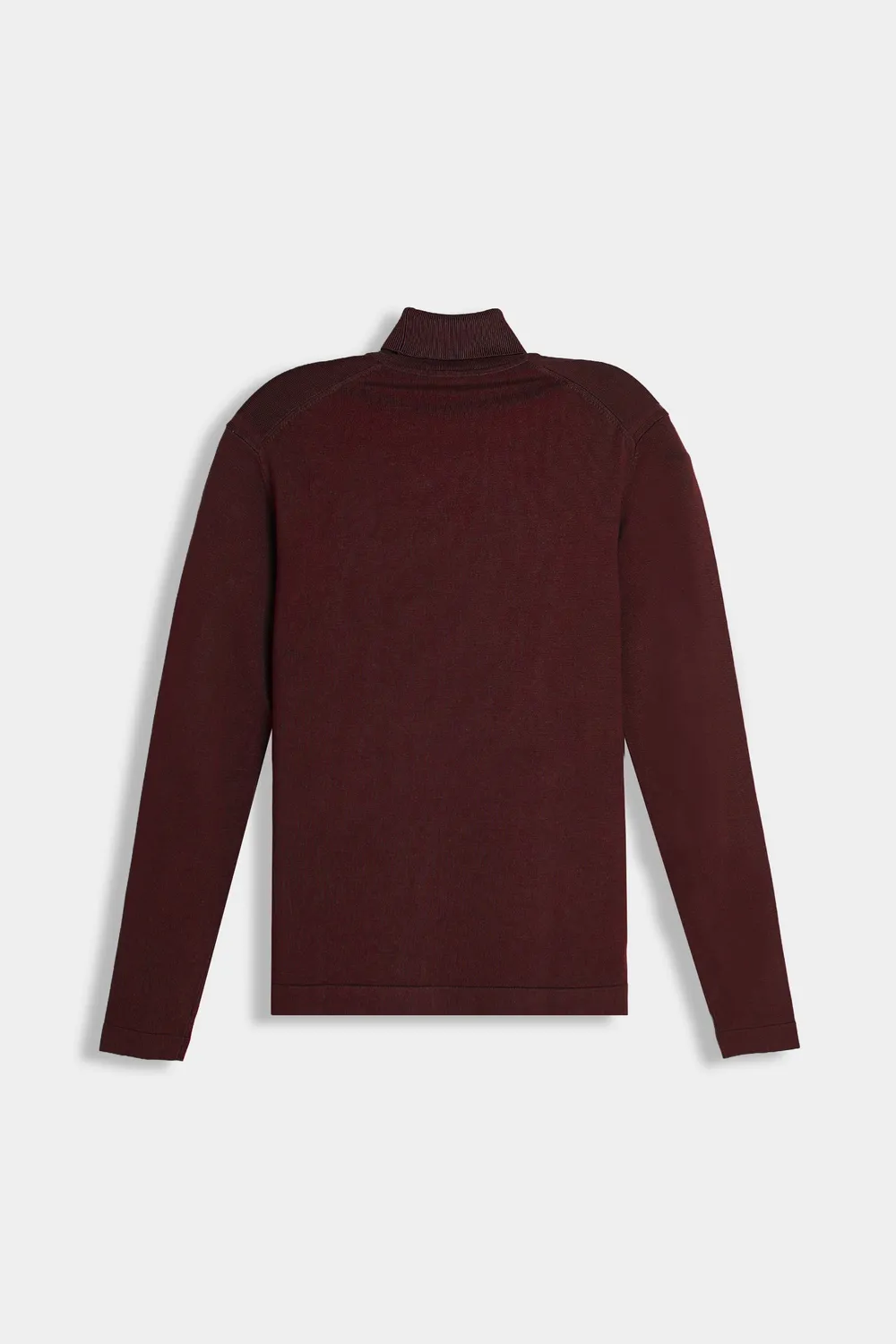 Sonny Bono maglia dolcevita vinaccia leggera elasticizzata