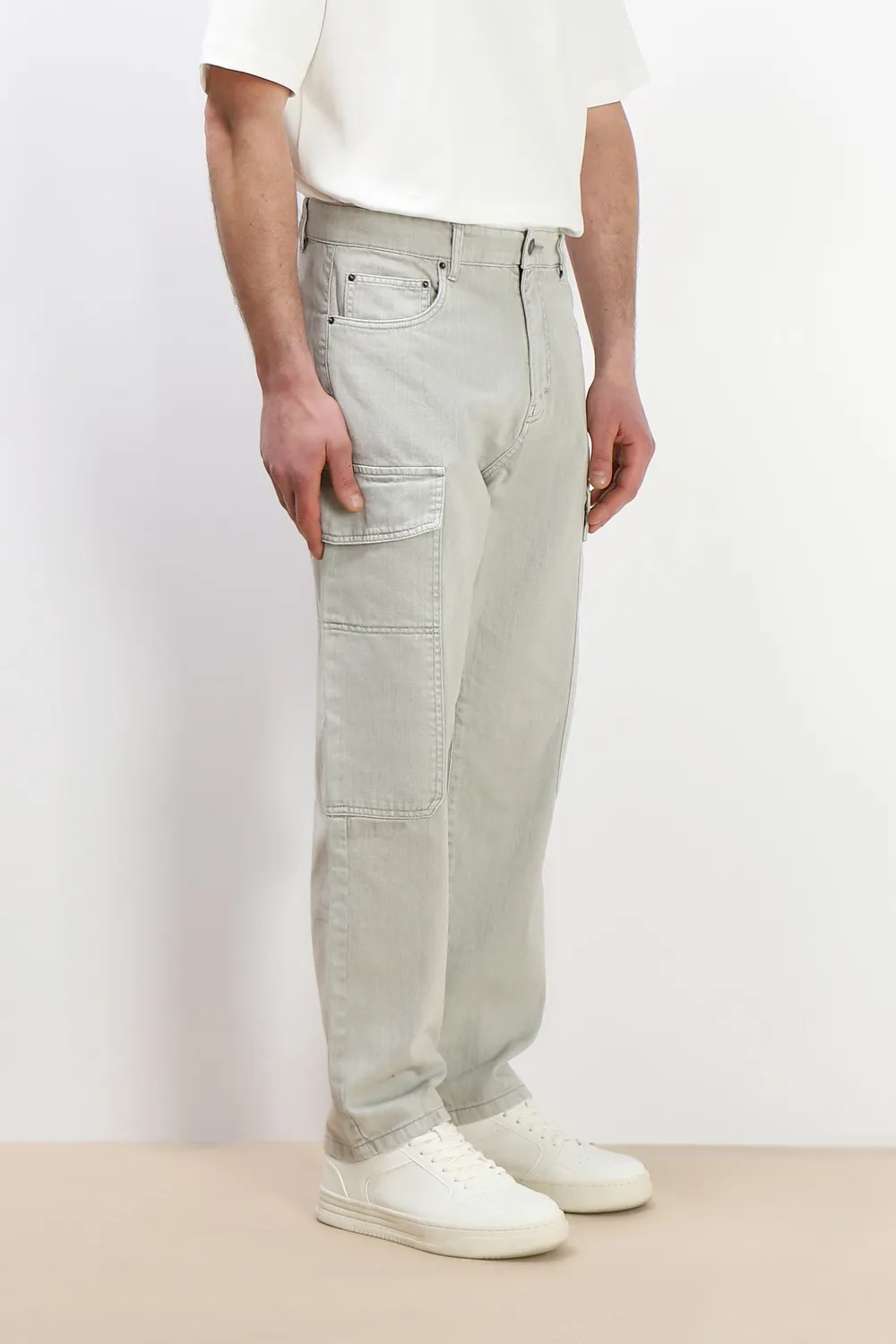 Sonny Bono Cargo Baggy jeans verde muschio