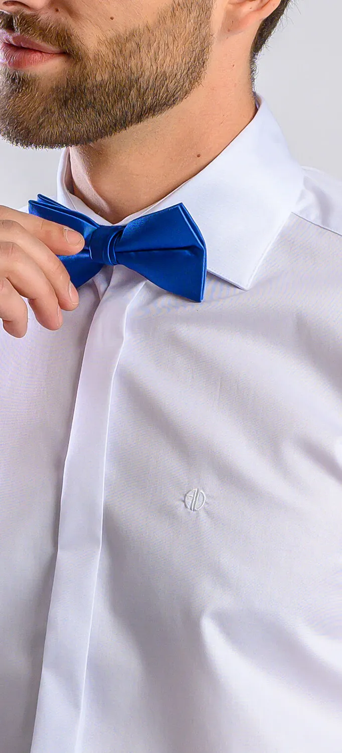 Alain Delon camicia bianca extra slim cerimonia
