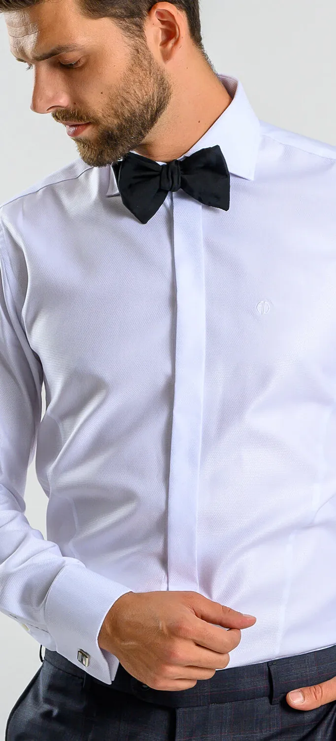 Alain Delon White Extra Slim camicia bianca cerimonia