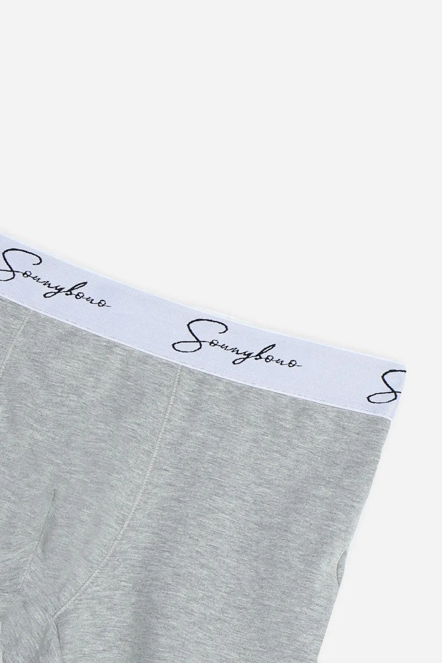 Sonny Bono boxer elastico contrasto grigio comfort quotidiano