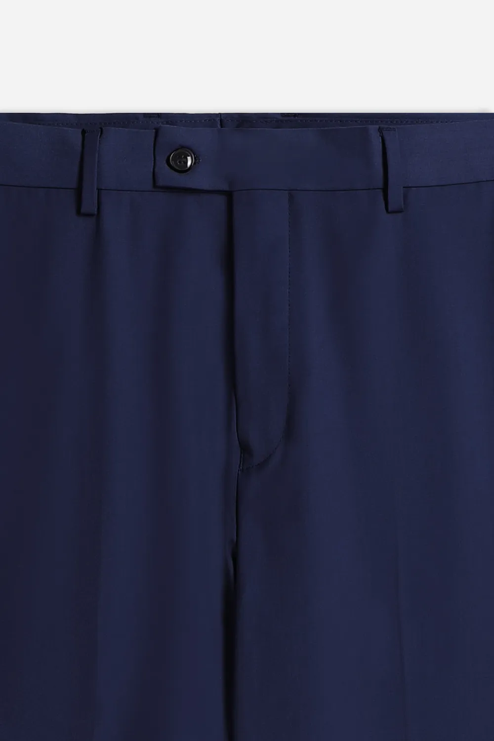 Sonny Bono Classici pantalone bleu senza risvolto
