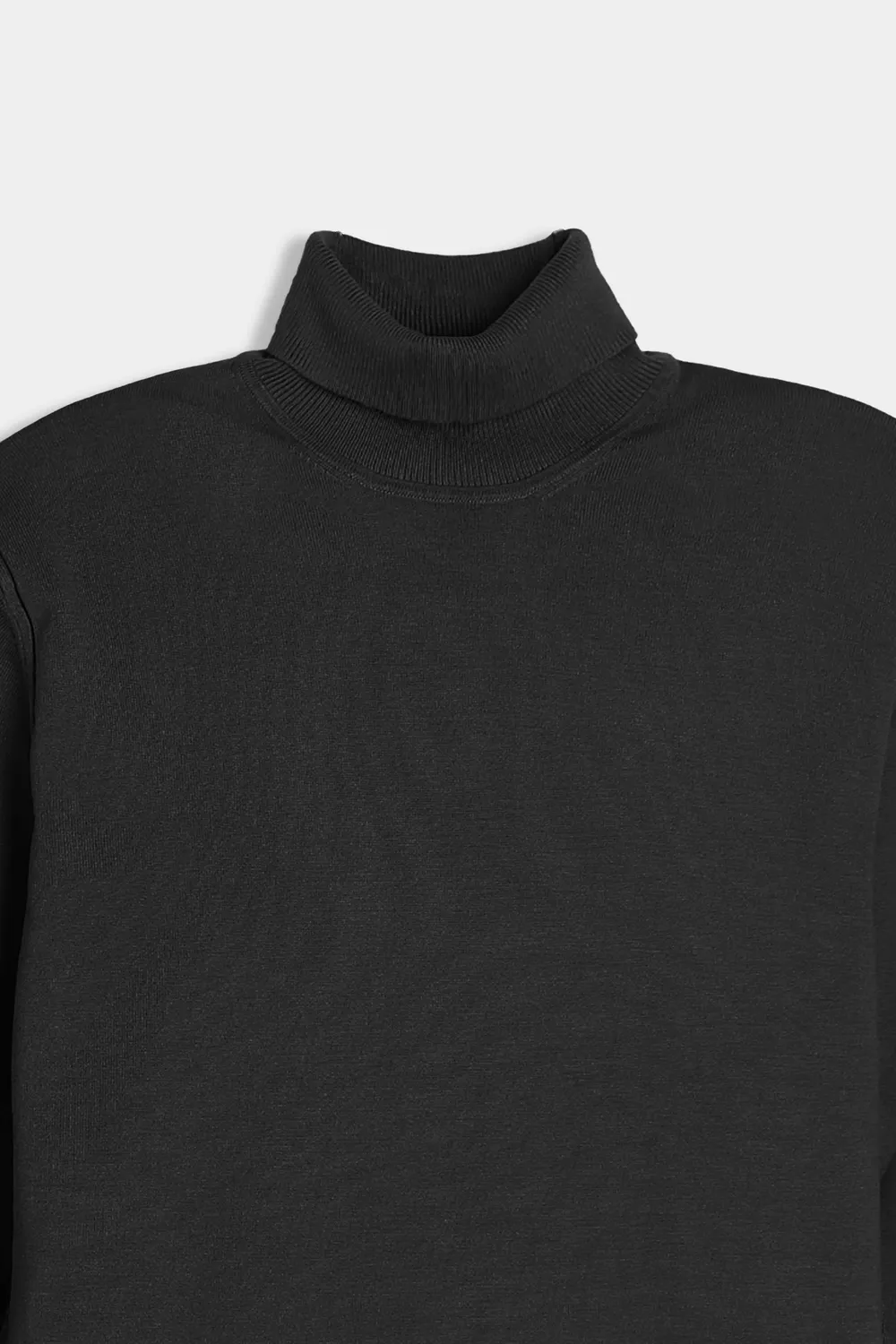 Sonny Bono Maglia Dolcevita Nero Uomo Elasticizzata