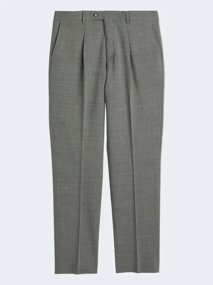 Sand Menswear 4-Flex Mark N pantalone lana grigio fumo